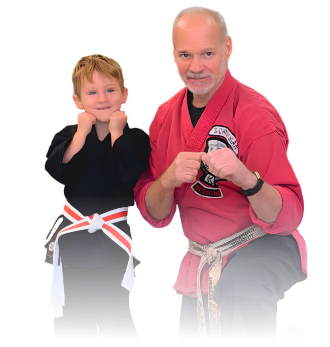 Karate Instructor and Student