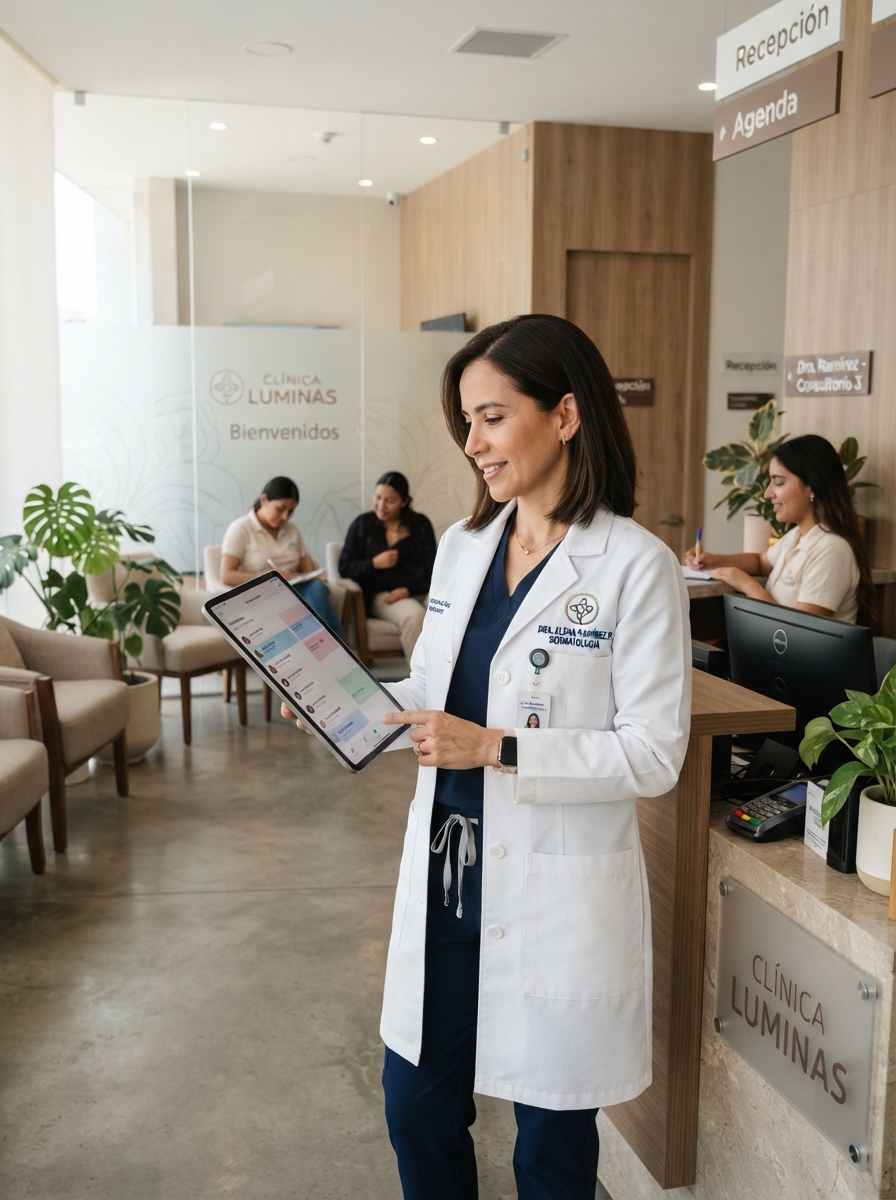 Consultorios Médicos · IA Comercial — Equipo comercial usando ANDRES|IA