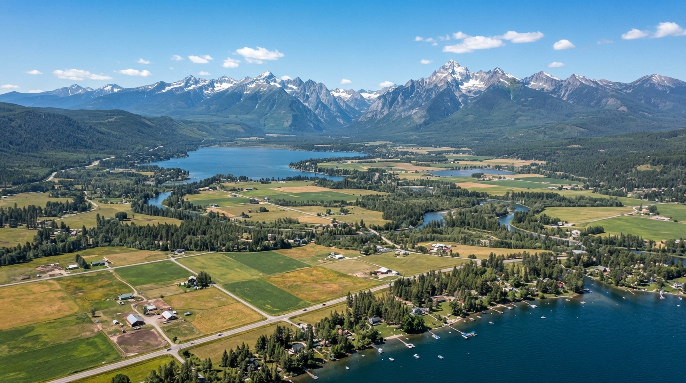 Flathead Valley Montana Wastewater Systems Landscape