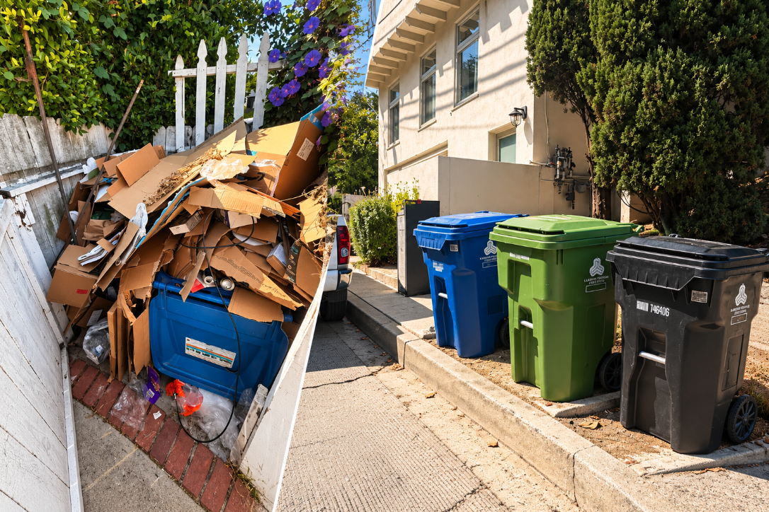 JJ's Relocation Valet Trash Can Rollout and Cleanup Service in Los Angeles