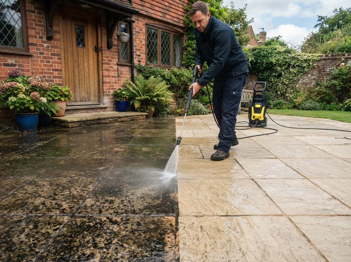 Patio Pressure Cleaning