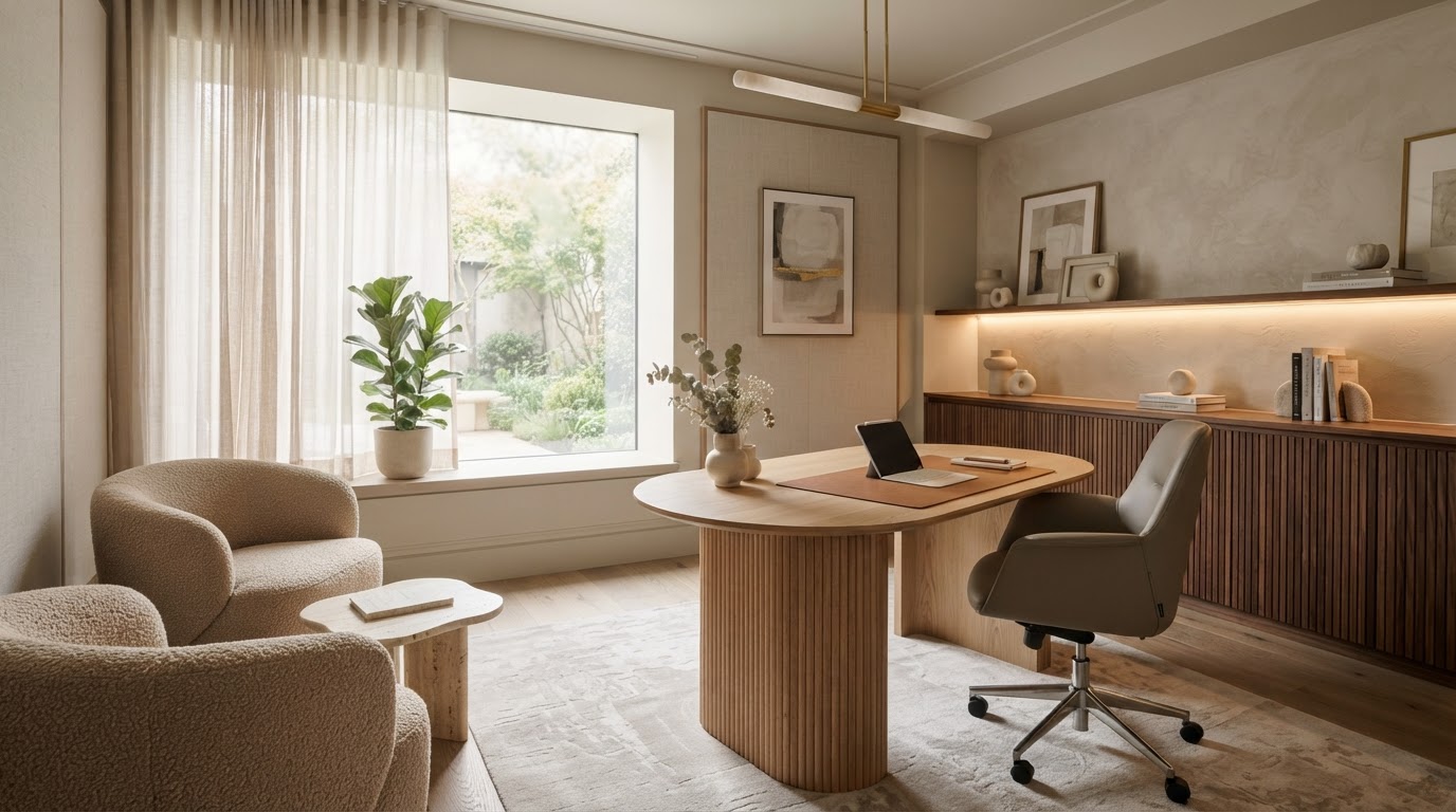 Warm welcoming office space