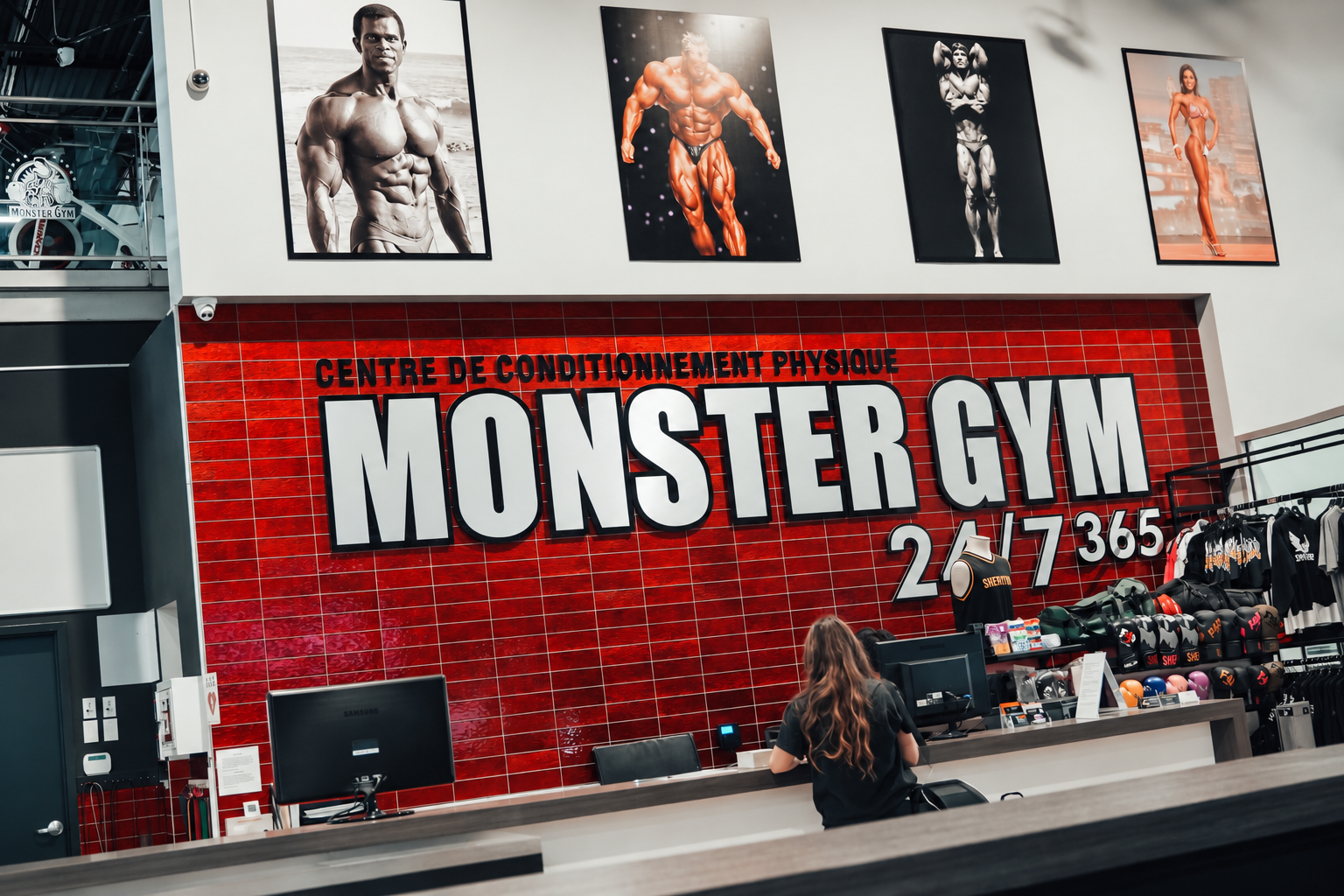 Monster Gym Reception & Facility