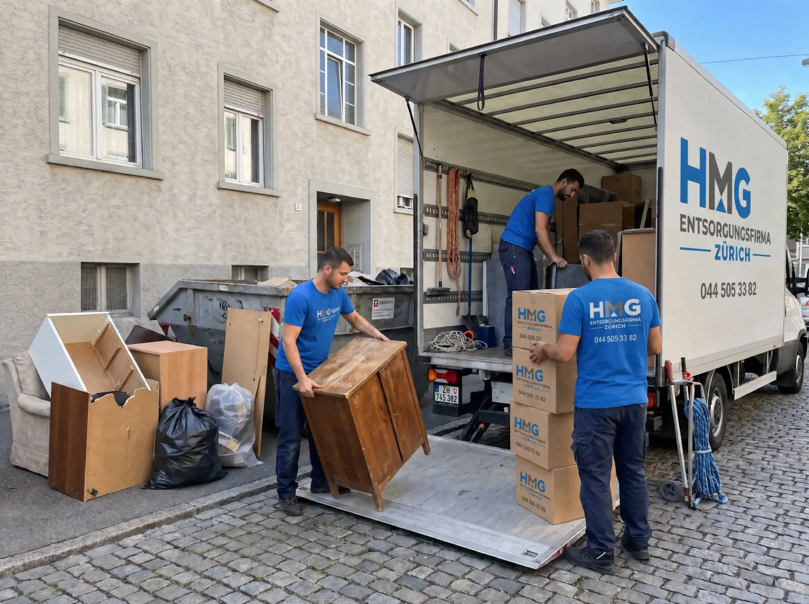 HMG Entsorgungsfirma Zürich Team