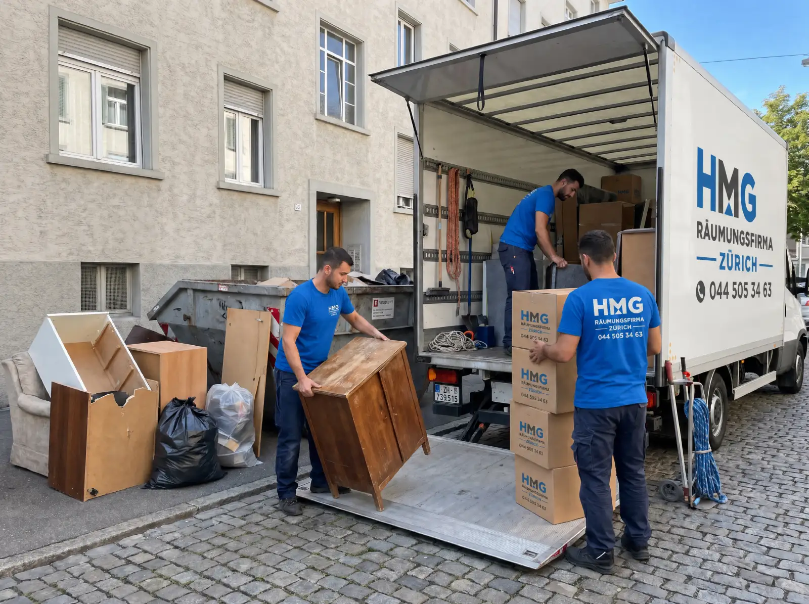 HMG Räumungsfirma Zürich Team