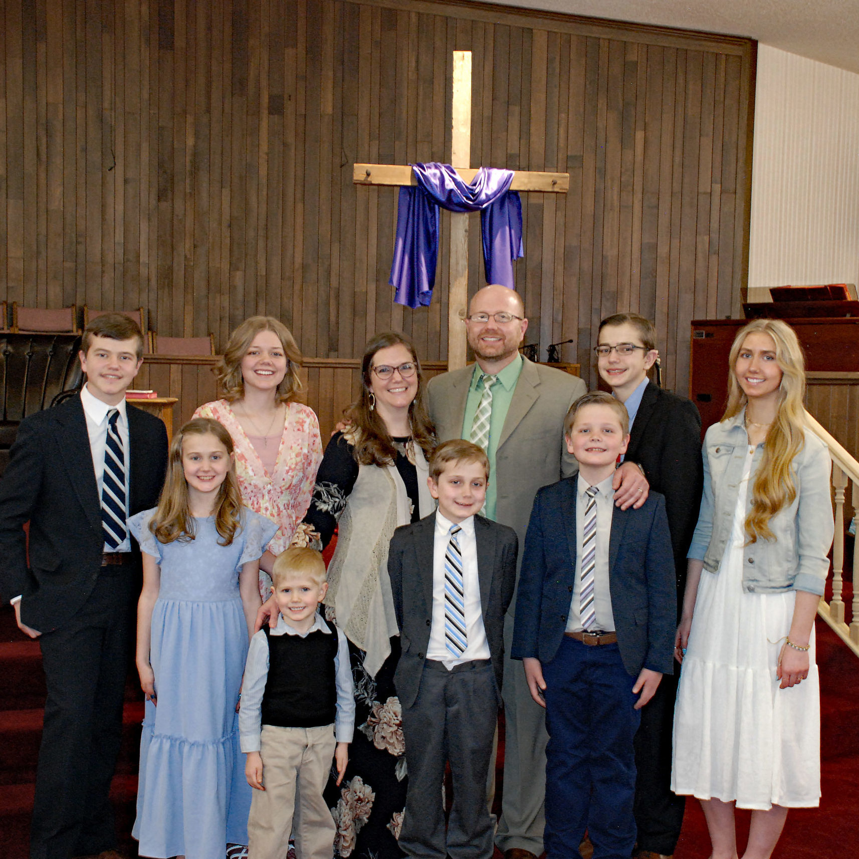 Pastor Joseph Griffis and family
