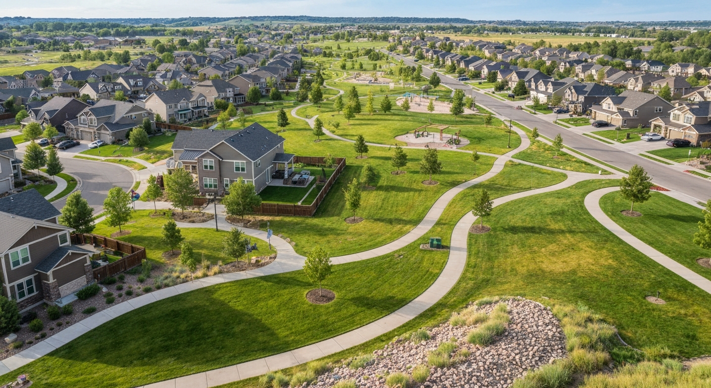 Homewood Park neighborhood in Littleton, CO