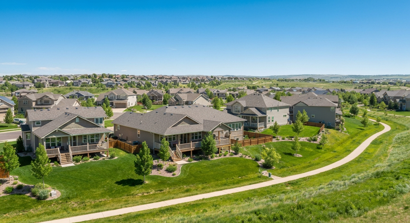 Alkire Acres neighborhood in Littleton, CO