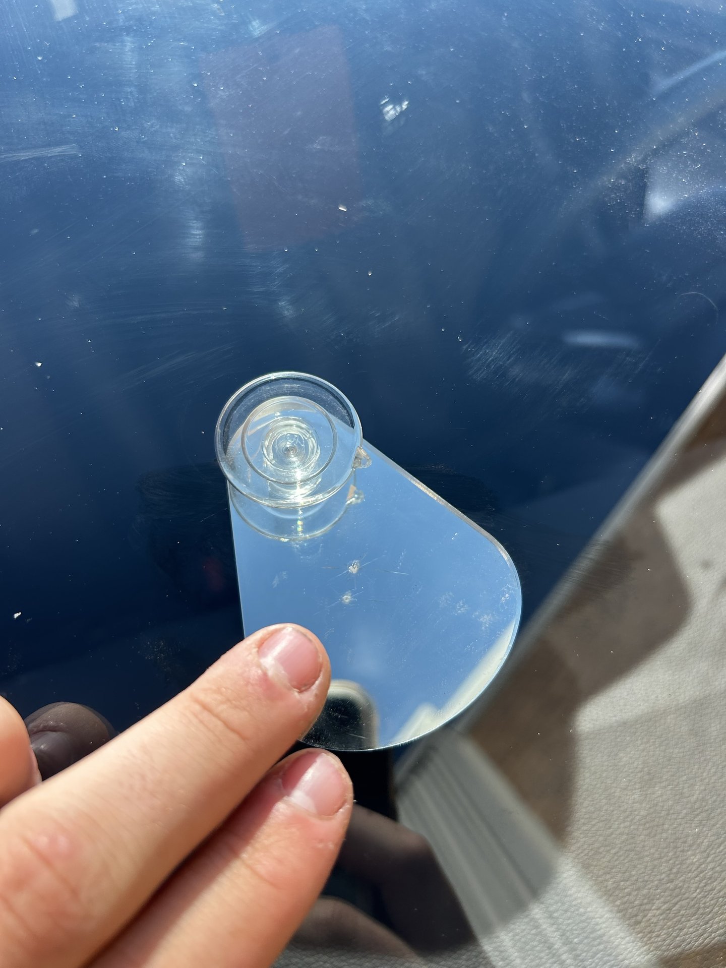 Bullseye Rock Chip UV Resin Glass Restoration
