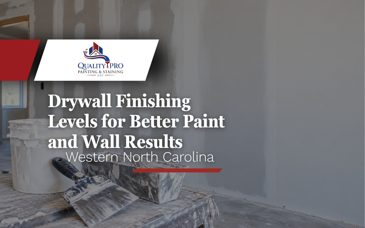 Drywall finishing levels during wall surface preparation