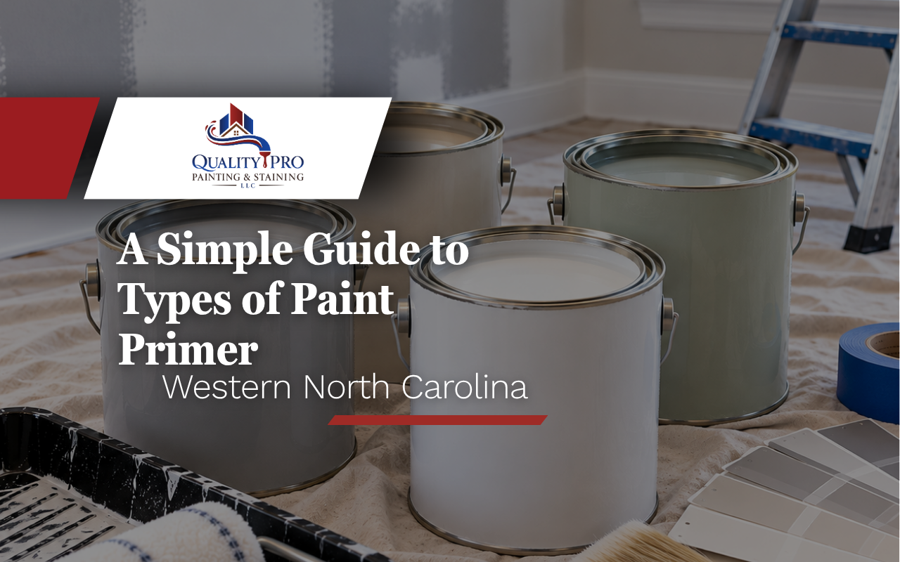 Types of paint primer used for proper wall preparation