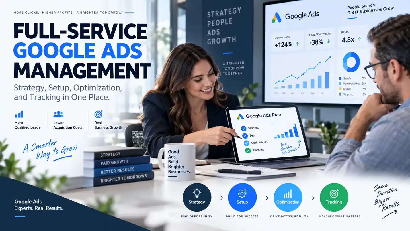 Full-Service Google Ads Management - Strategy, Setup, Optimization, and Tracking in One Place | Millennial PLS