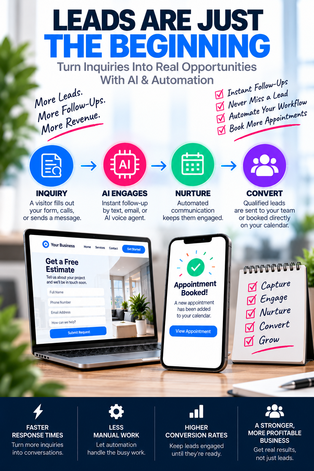 Leads Are Just The Beginning Mobile: Turn Inquiries Into Real Opportunities With AI & Automation | Millennial PLS
