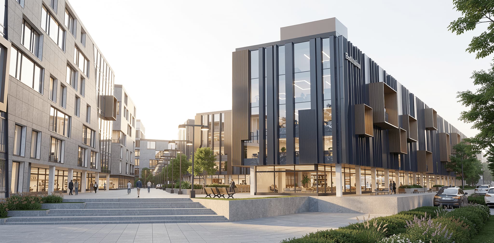 Urban Commercial Plaza & Office Campus Architecture - architecture Cebu