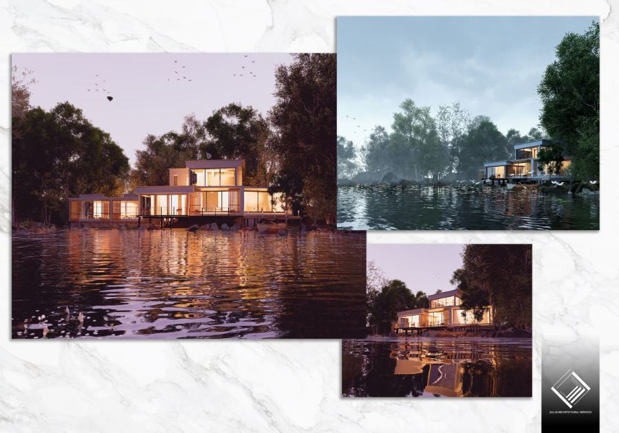 Lakefront Lodge Architectural Concept - architecture Cebu