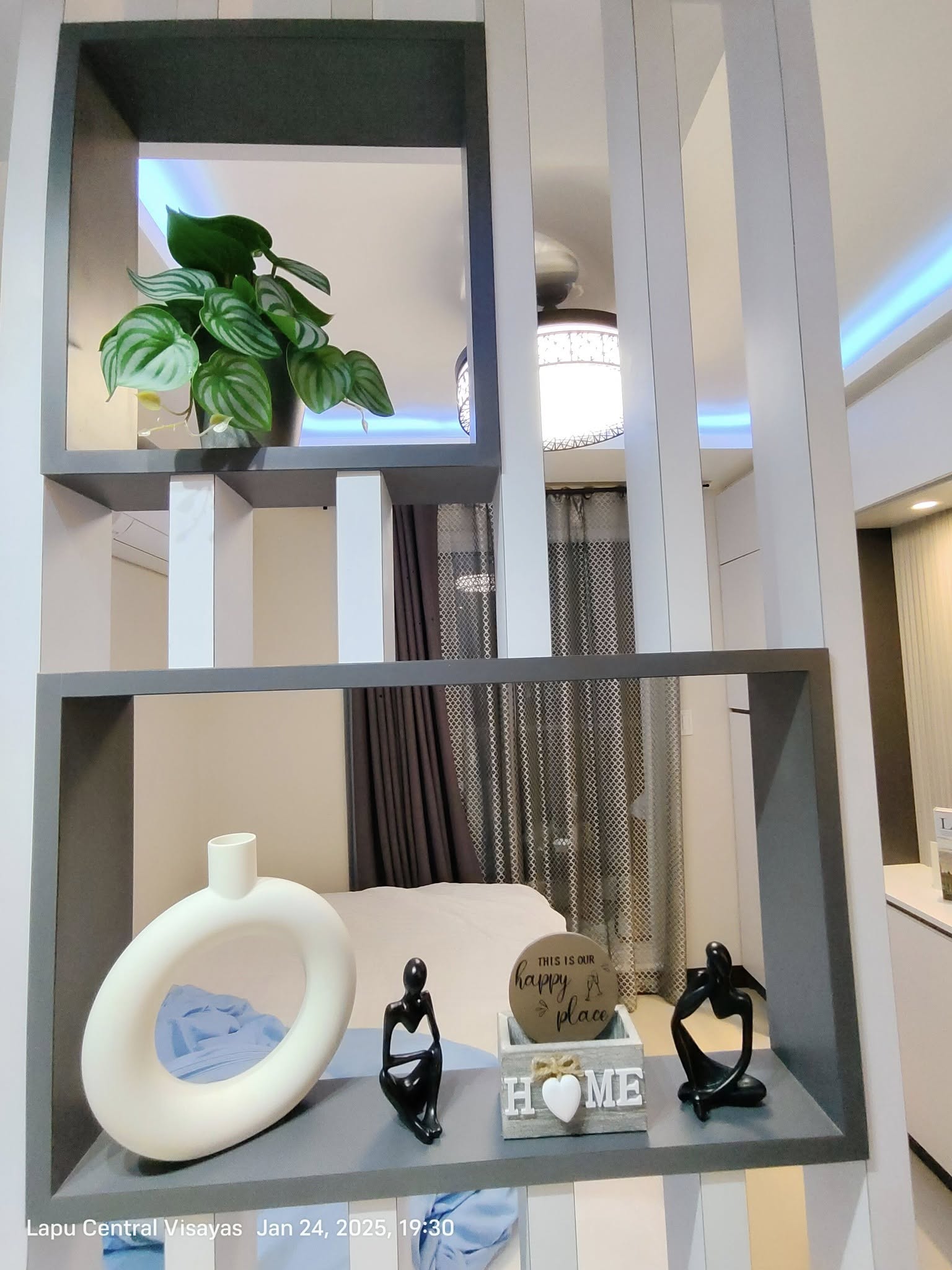 Architectural Slatted Room Partition
