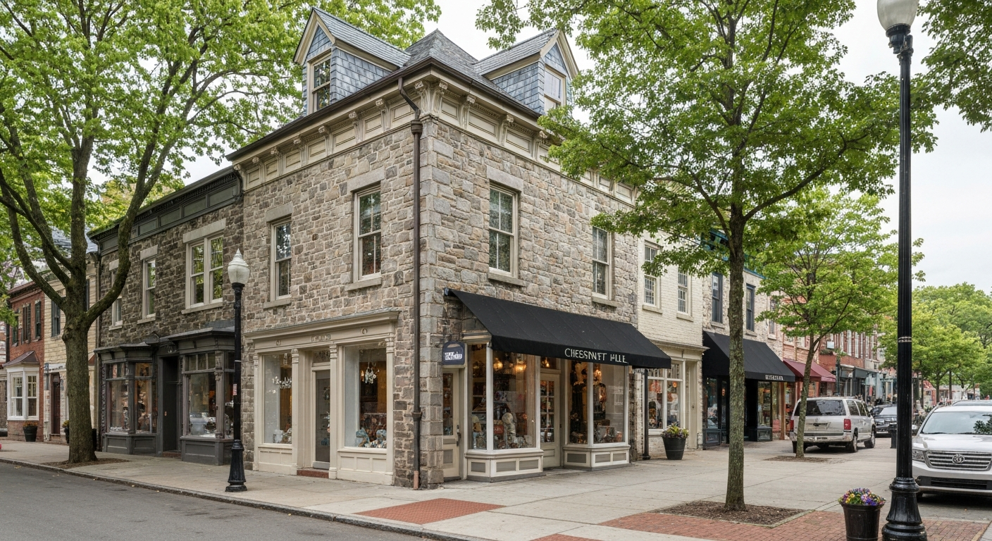 Chestnut Hill Philadelphia homes for sale upscale neighborhood