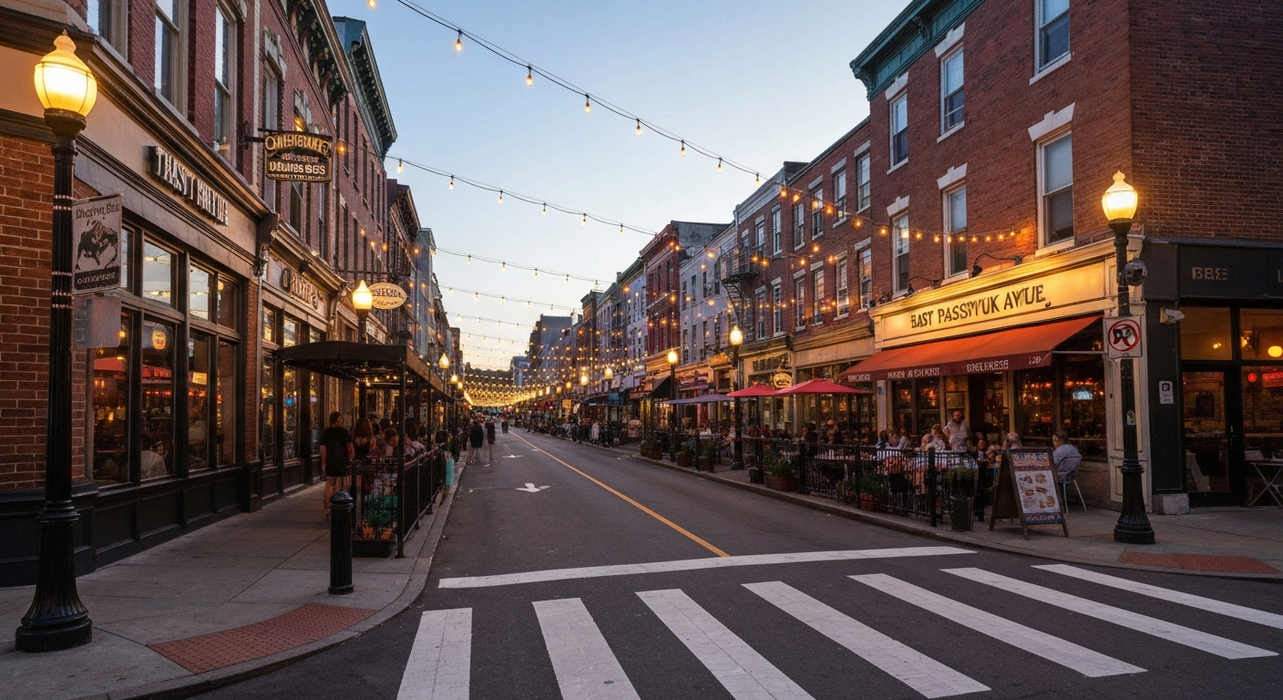 Passyunk Square Philadelphia rowhomes South Philly dining
