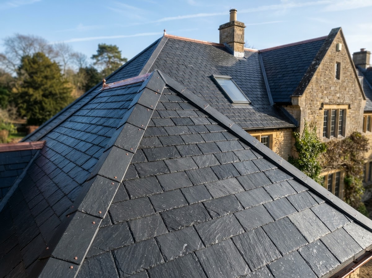 Luxury Estate Slate Slate-Style Roof After