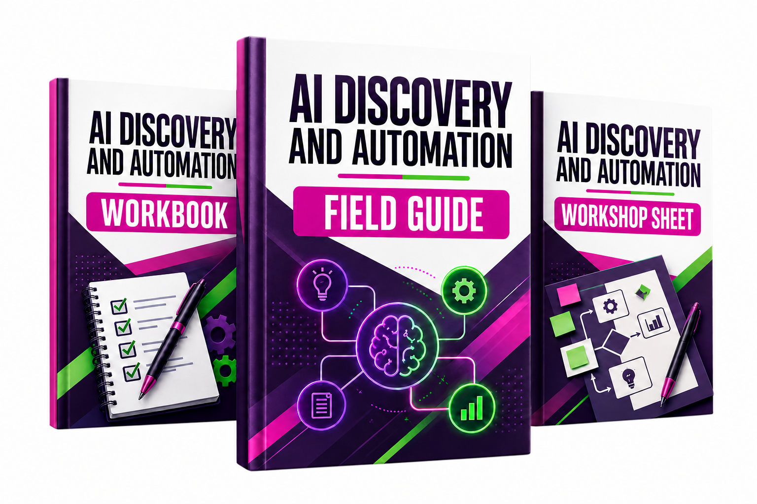 AI Discovery and Automation Field Guide three-book guide pack