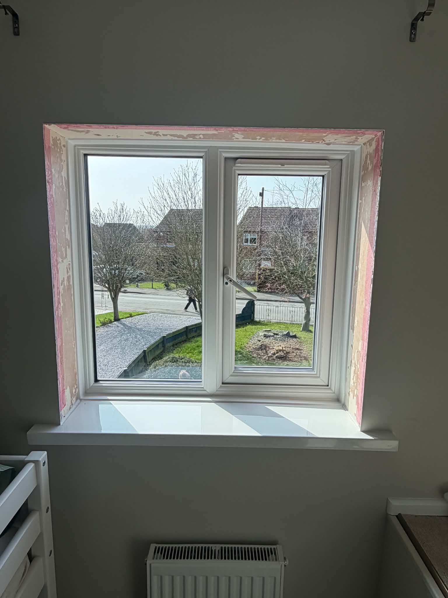 Internal uPVC Window Fitting — Existing Opening