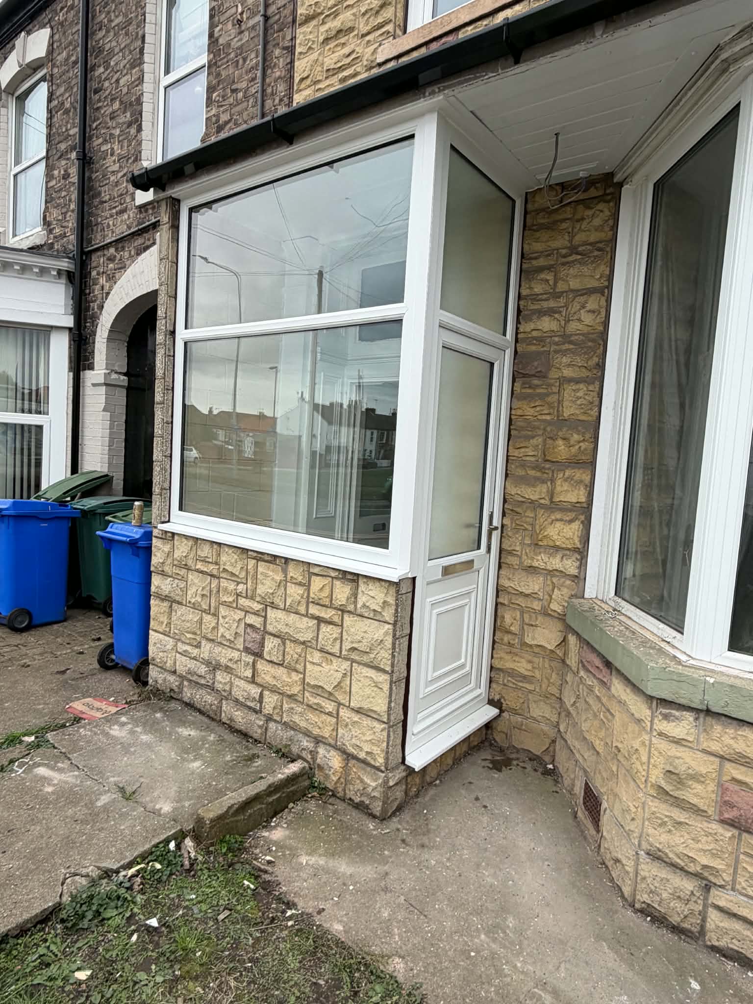 Hull terraced property window and door replacement by West & Wilk Windows - After