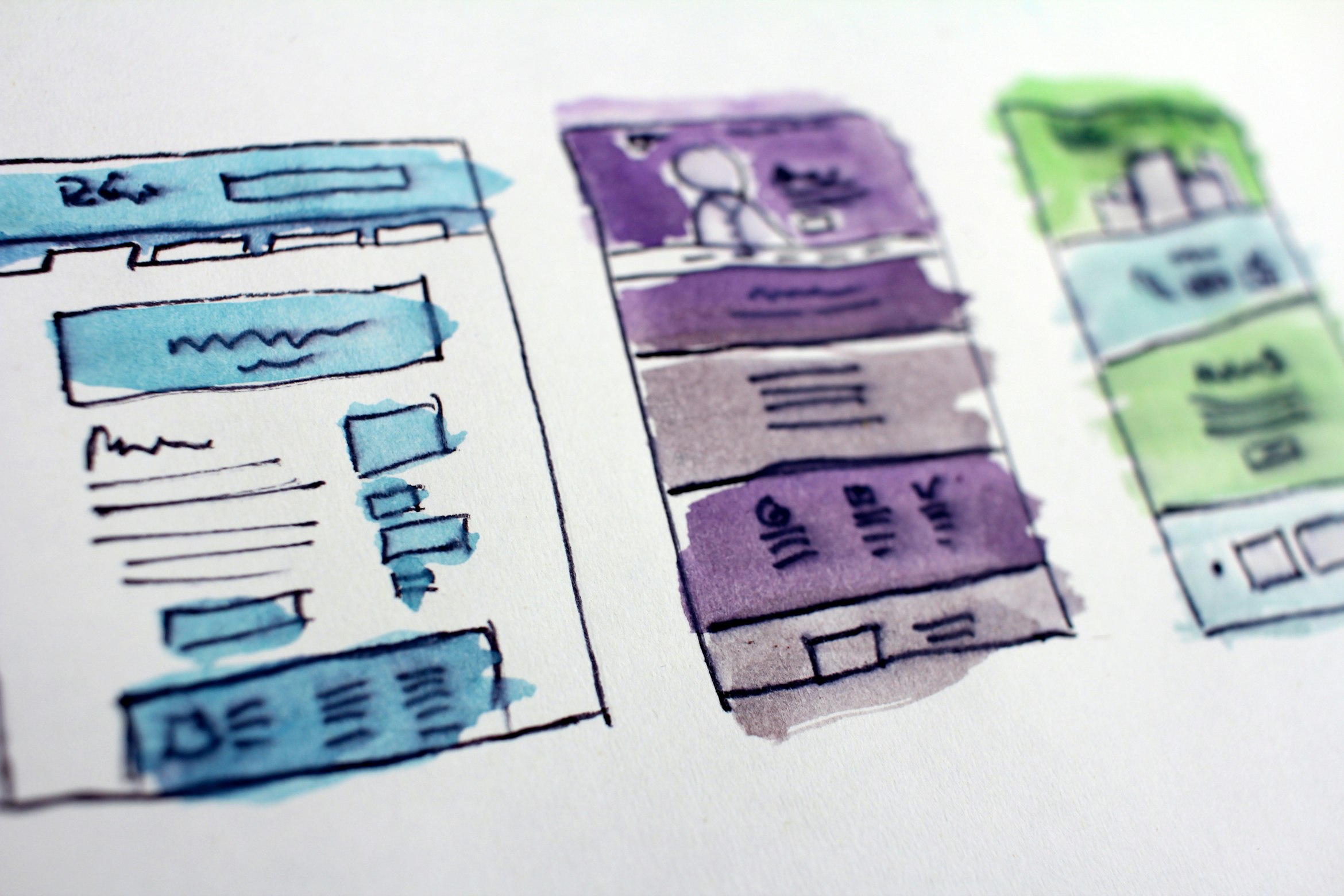 Website design planning