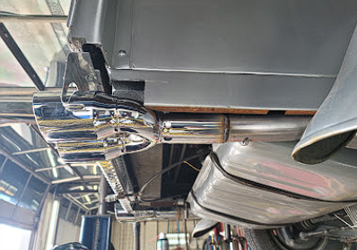 Polished Chrome Dual Tip Install