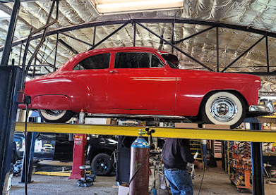 Red Classic Coupe Lift Diagnostic