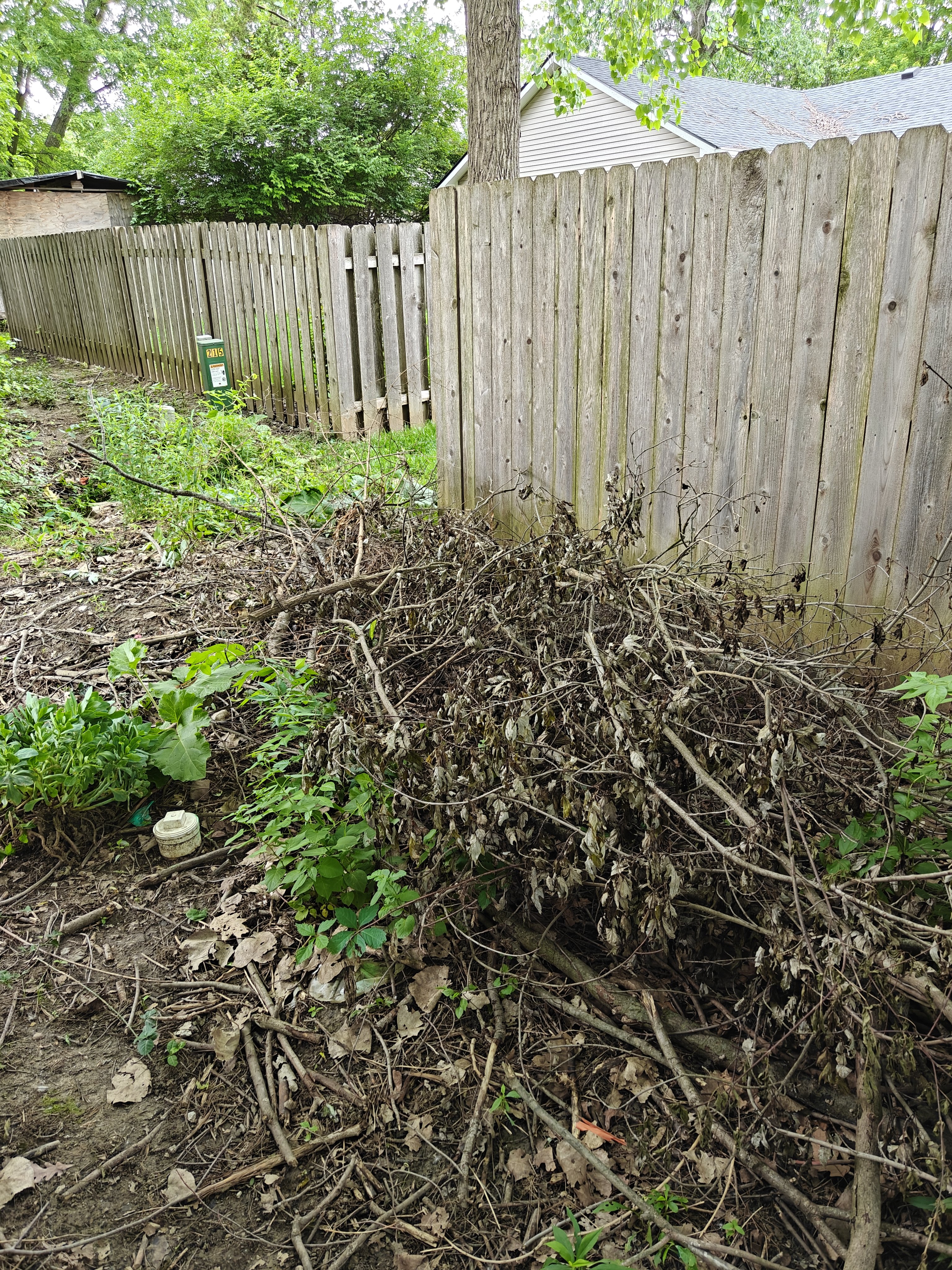 Junk removal project by Bell's Transition Solutions in Central Indiana