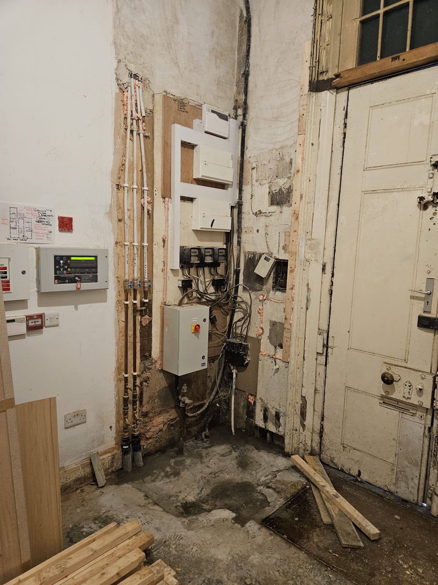 Electrical Riser & Fire Door Installation