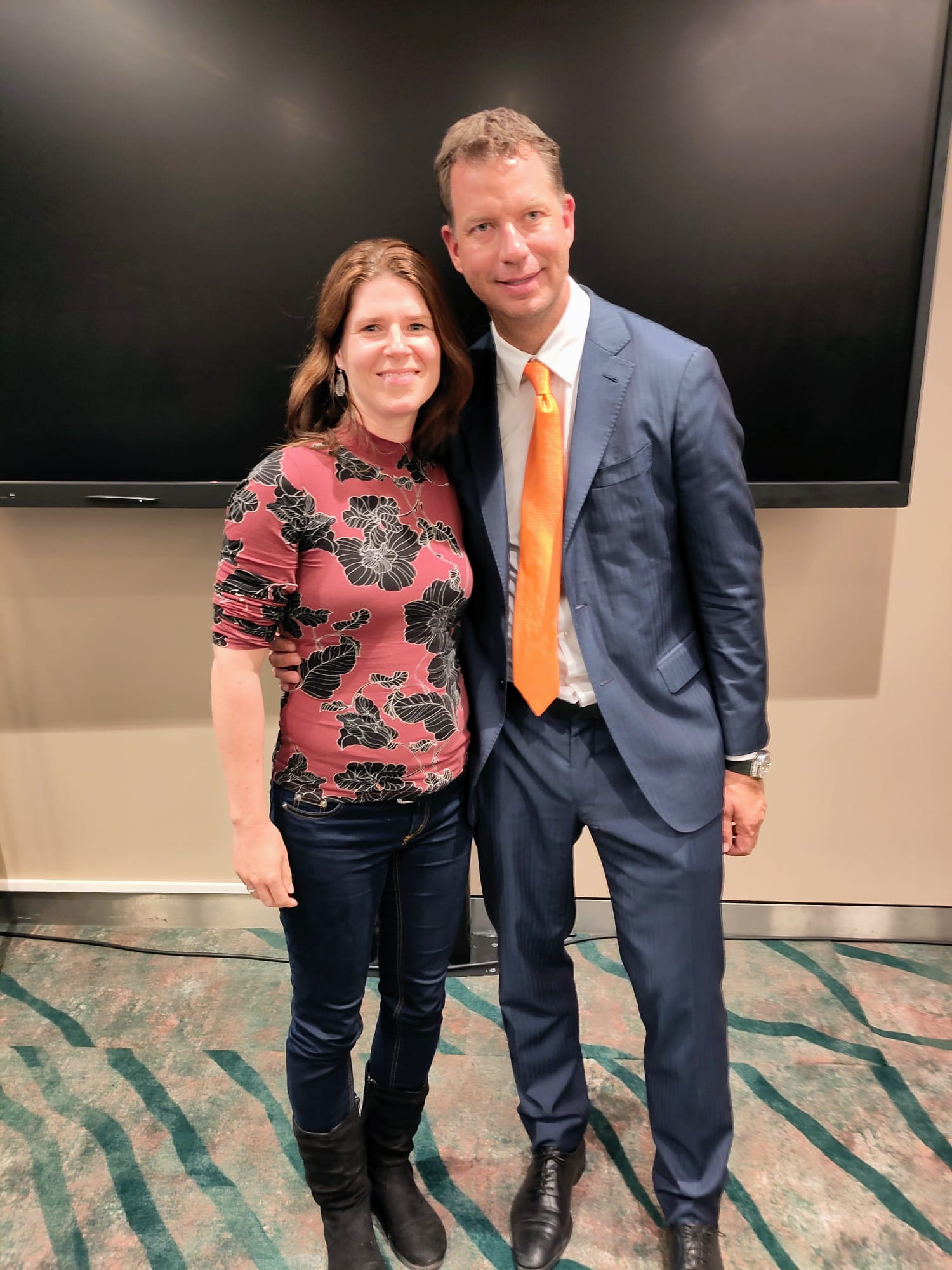 Ellen Duffy-Lueb with JT Foxx