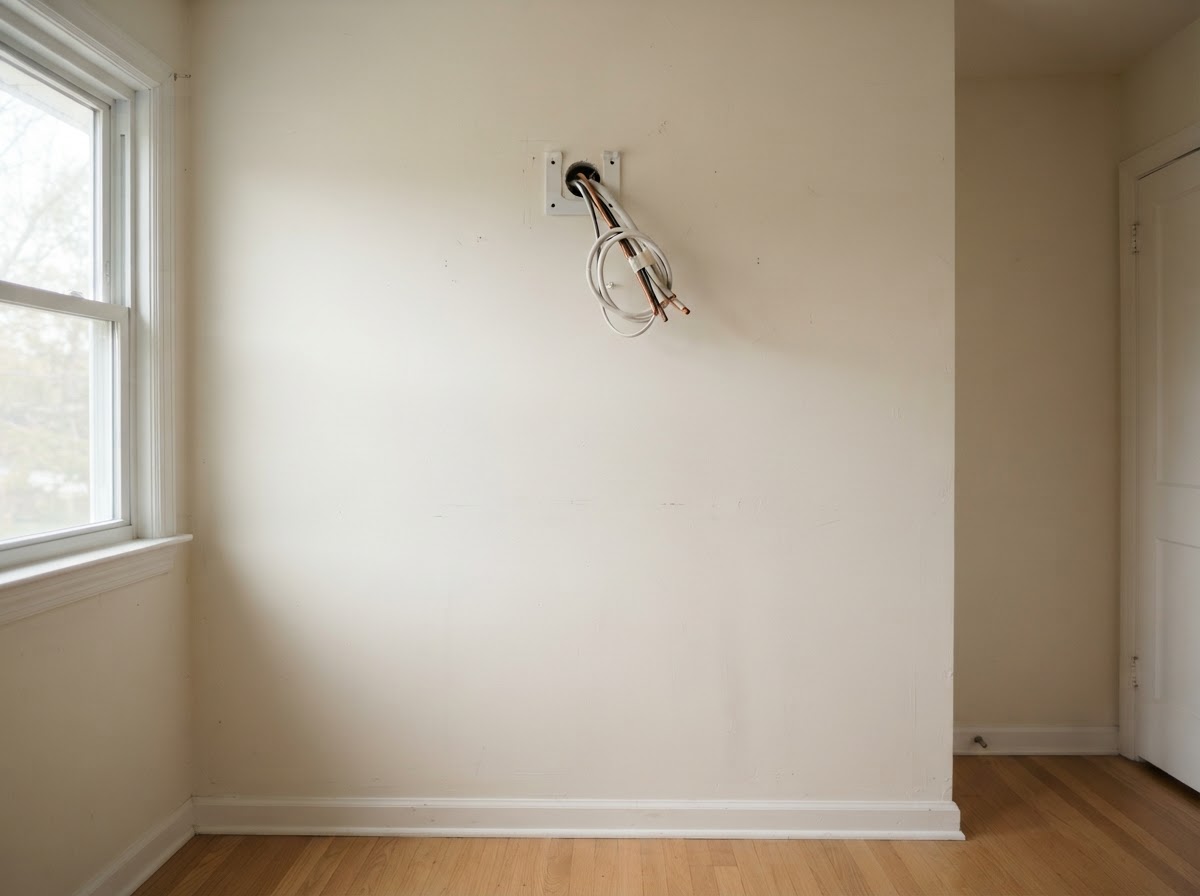 Dual-Climate Air Conditioning Installation before
