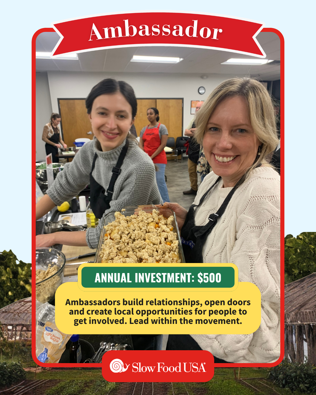 Ambassador — Annual Investment $500