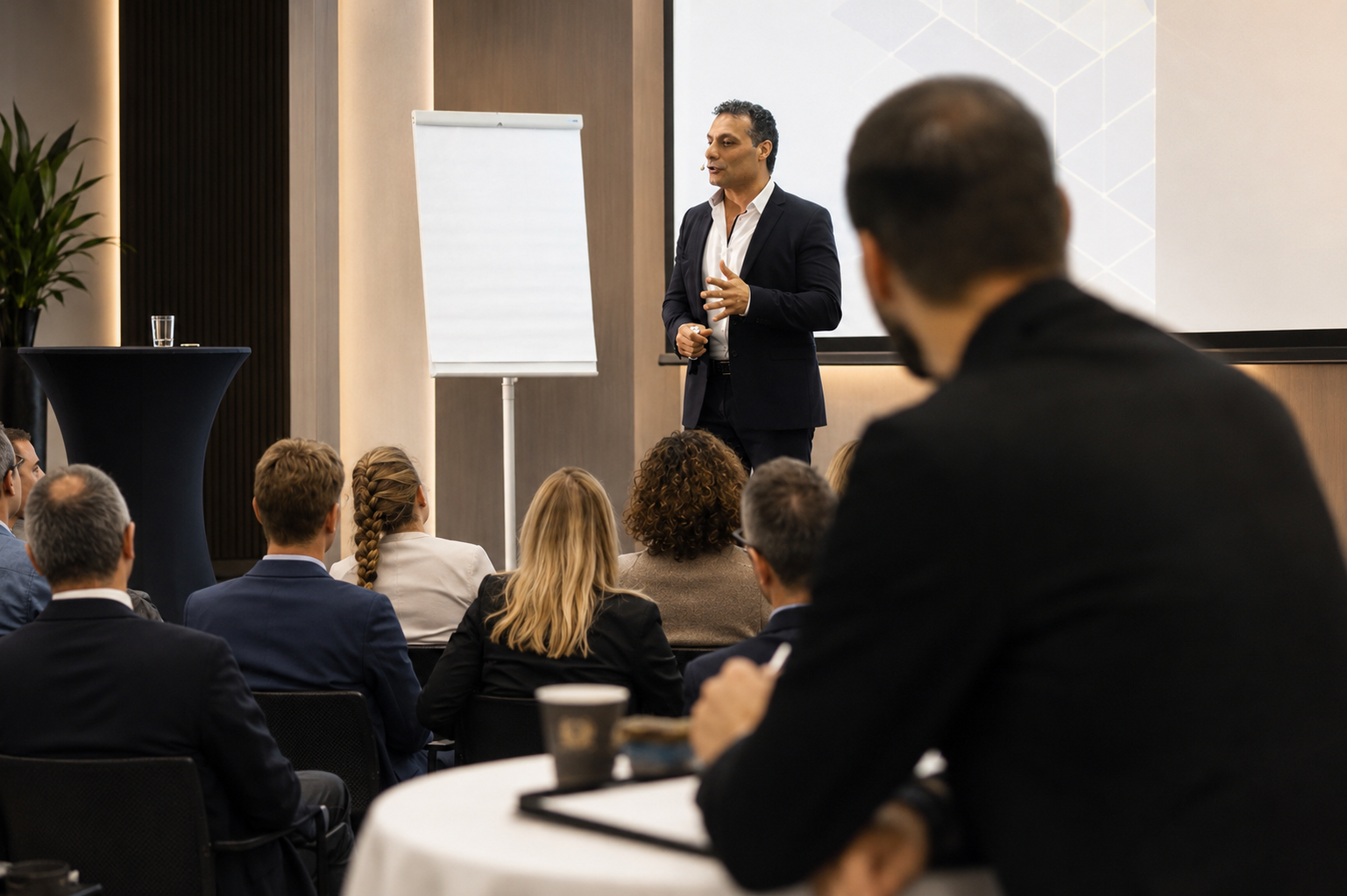 Reza Hojati in der LeadersAcademy Ausbildung