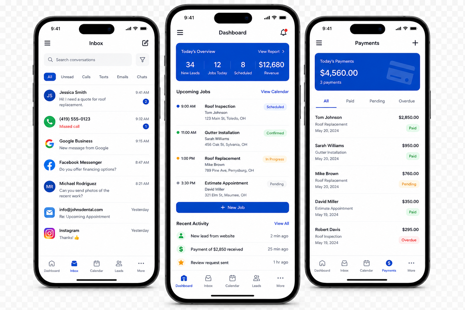 Business Mobile App Mockup