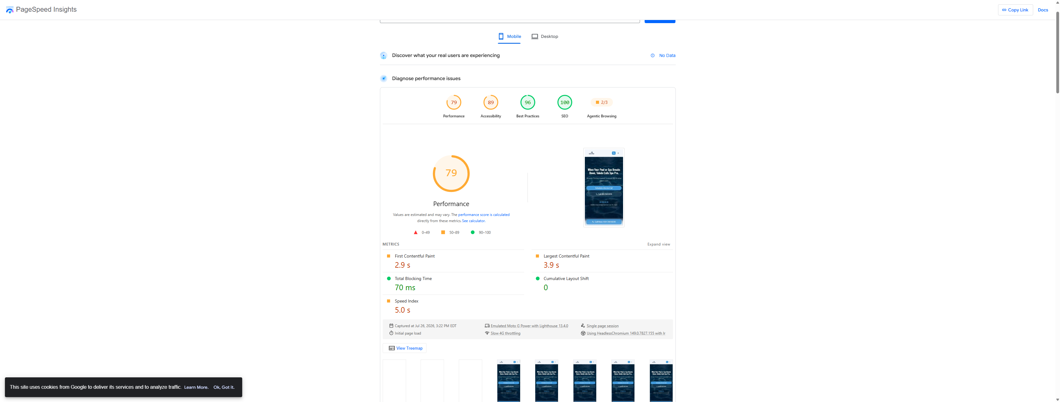 From a 62 to a 98 — A Squarespace Rebuild That Actually Performs