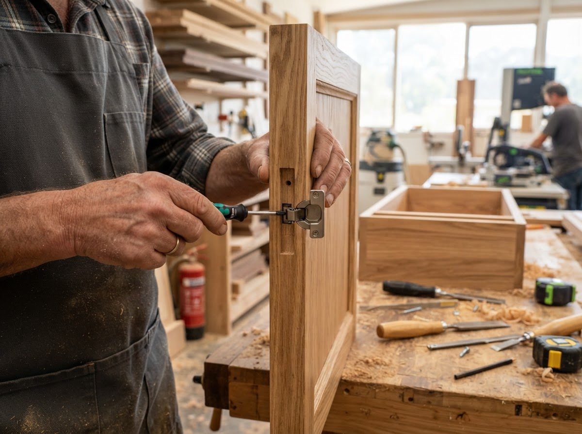 Craftsmanship and precision joinery details by RN Cabinets