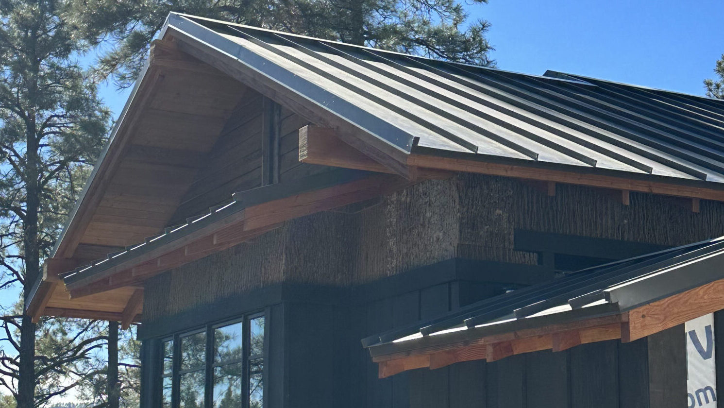 Standing seam metal roof installation in Arizona