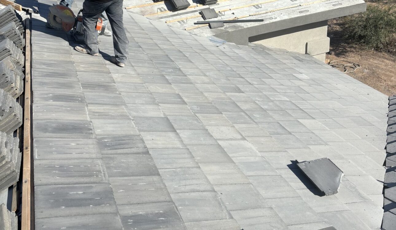 Yavapai Roofing performing preventive roof maintenance on an Arizona home