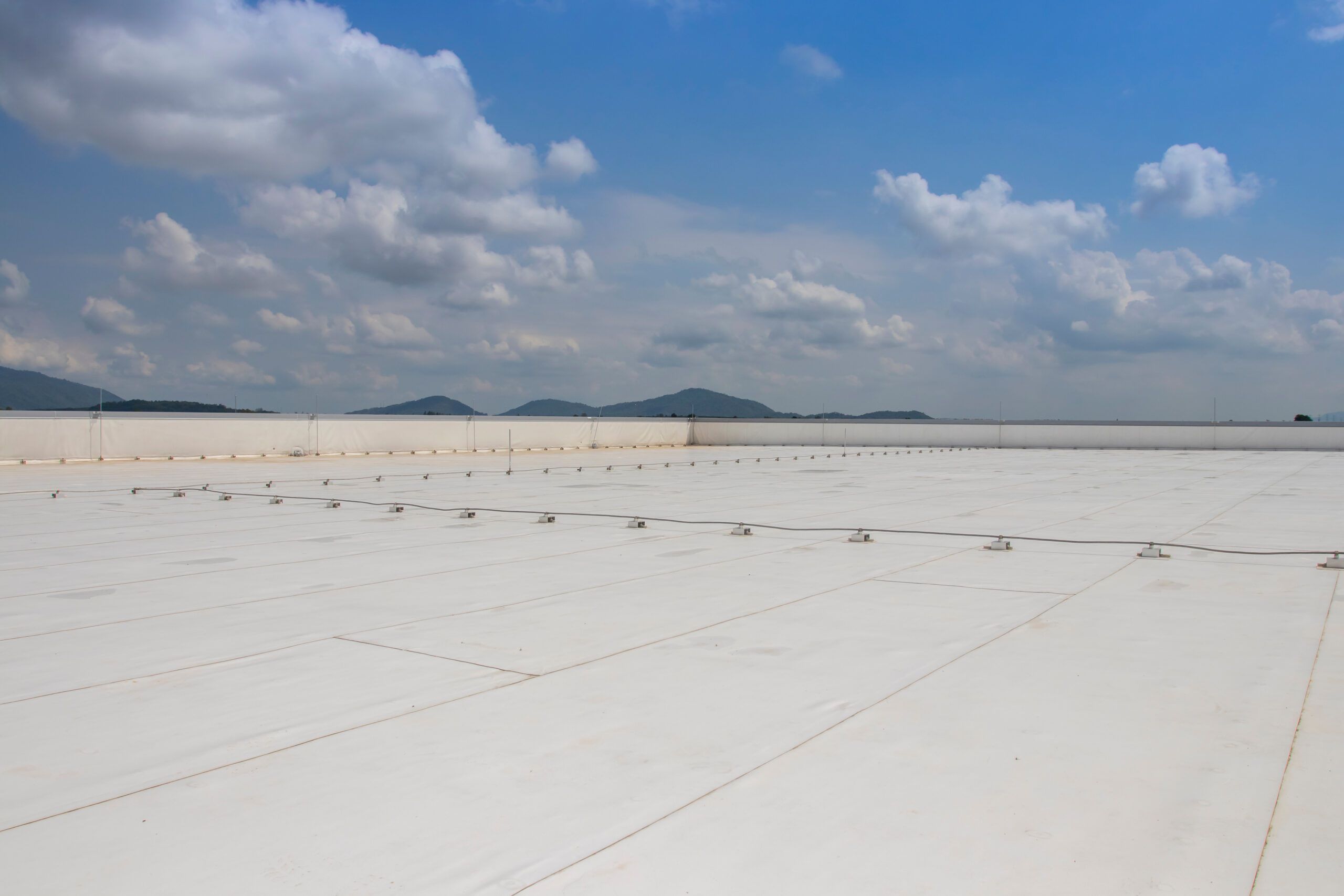 Duro-Last PVC single-ply commercial roof installation in Arizona