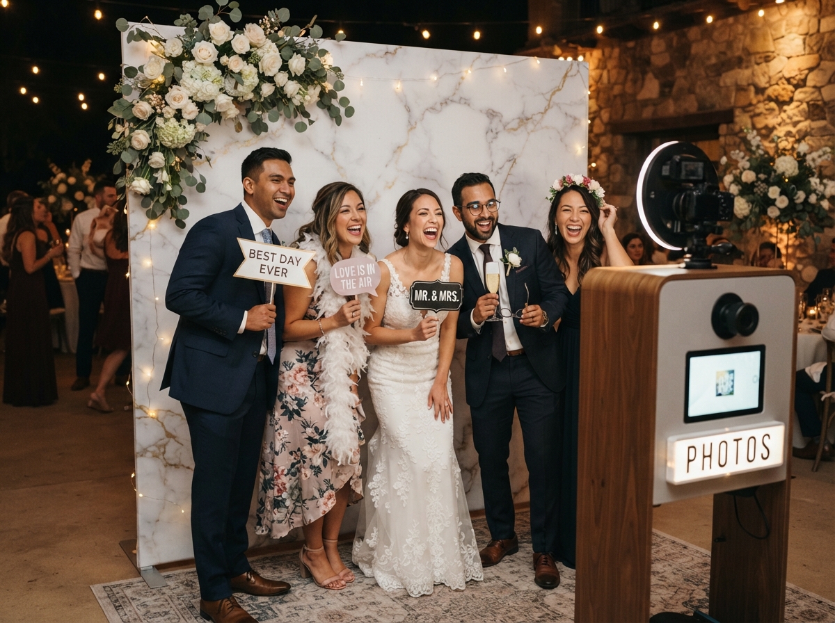 Elegant photo booth preview