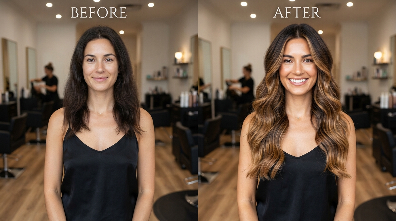 Hair Color Transformation
