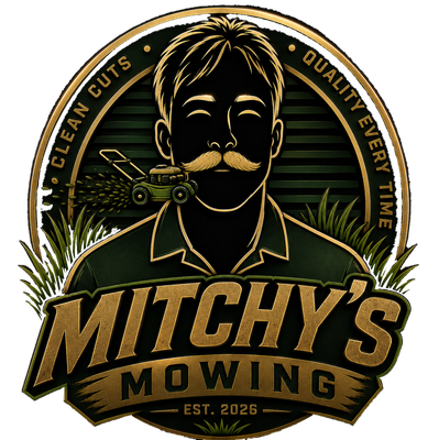 Mitchy's Mowing logo