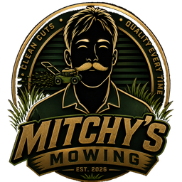 Mitchy's Mowing logo