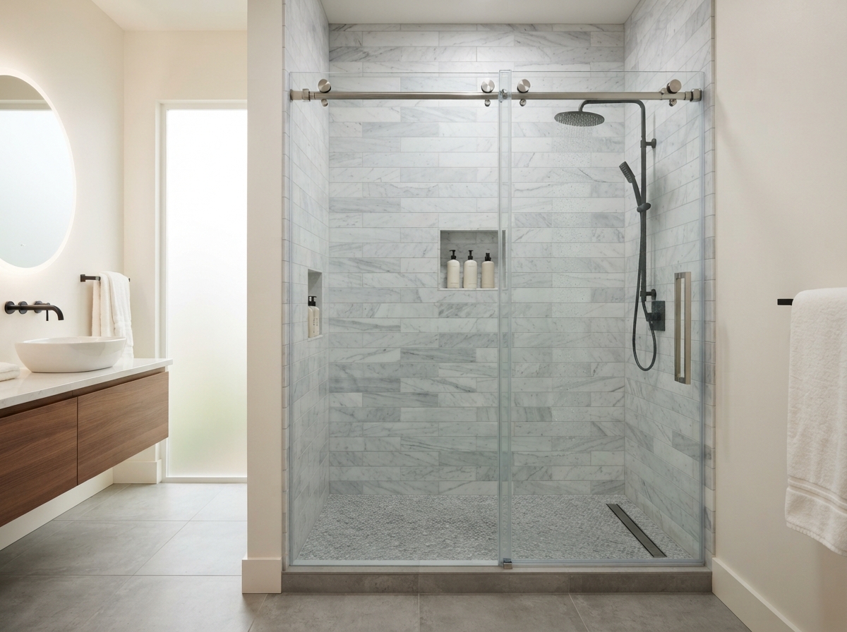 Sliding Glass Enclosure - Calvin & Suttle