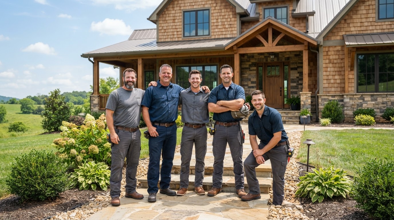 Calvin & Suttle installation team