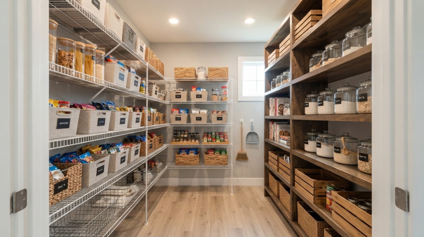Wire Shelving & Wood Shelving