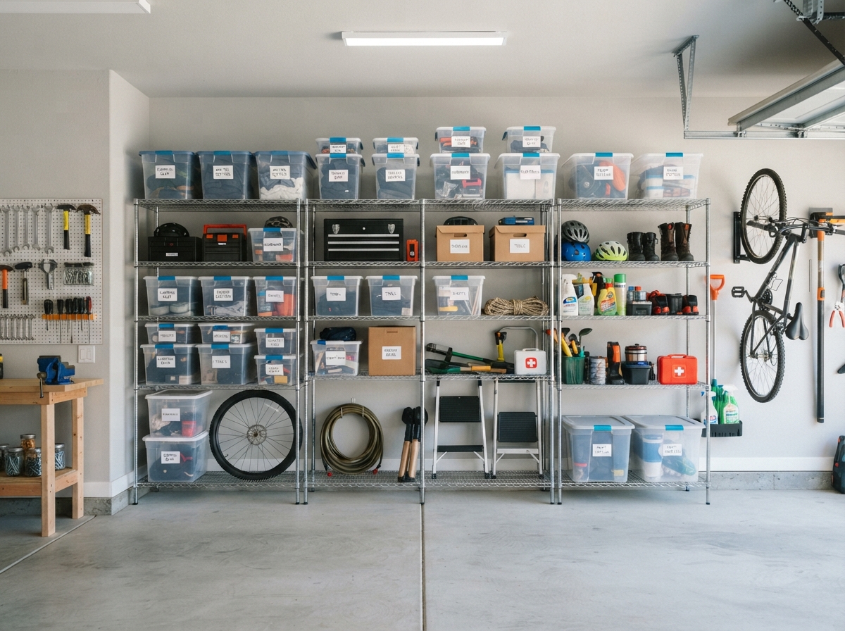 Garage Storage System - Calvin & Suttle