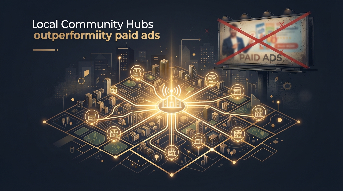 Local Visibility That Lasts: Why Community Hubs Outperform Paid Ads